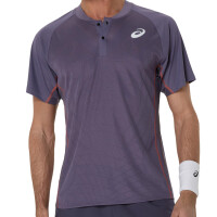 ASICS Match Actibreeze Polo Shirt Greyish Purple - koszulka męska
