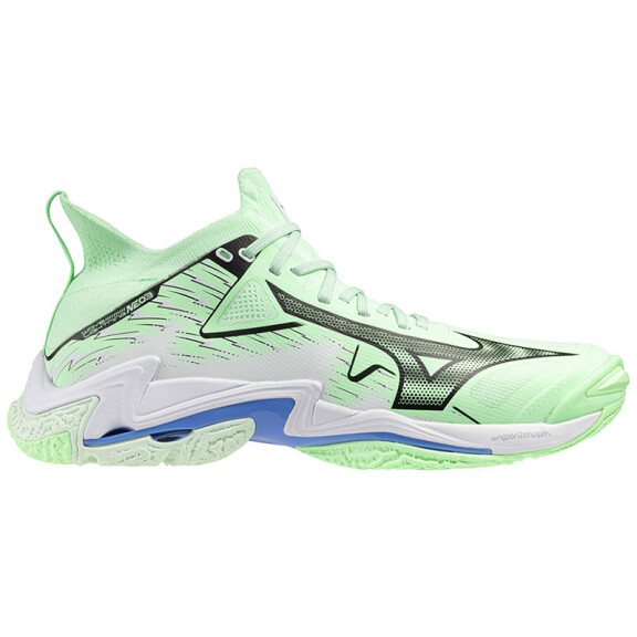 Mizuno Wave Lightning Neo 3 Neo Mint / Black / Frontier Blue - buty do badmintona