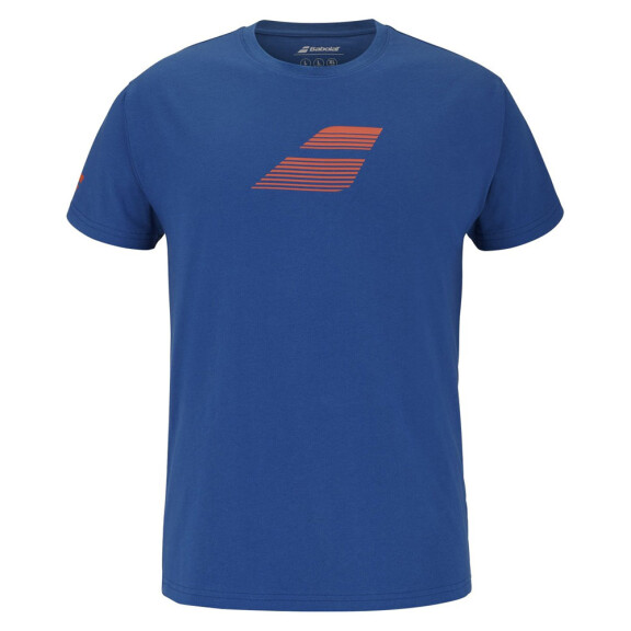 Babolat Exercise Big Flag Tee Dark Blue - koszulka męska