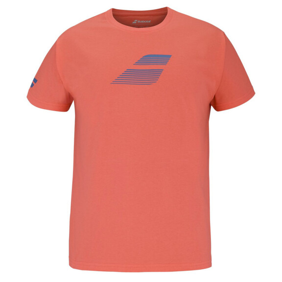 Babolat Exercise Big Flag Tee Hot Coral - koszulka męska