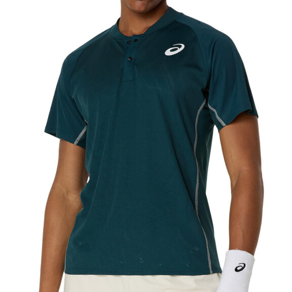 ASICS Match Actibreeze Polo Shirt Saxon Green - koszulka męska