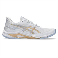 ASICS Netburner Ballistic FF 4 White / Champagne - buty do badmintona damskie