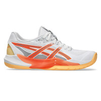 ASICS Powerbreak FF White / Vivid Coral - buty do badmintona damskie