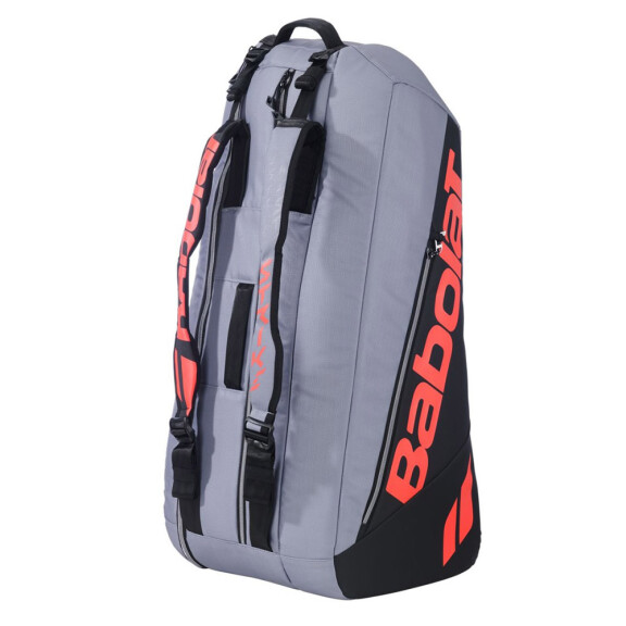 Babolat Pure Strike 4-gen. Thermobag 6R Carbon Grey / Neon Red