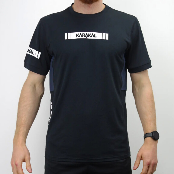Karakal Pro Tour Tee Black - koszulka męska