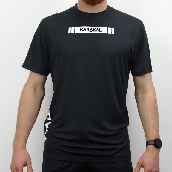 Karakal Active Tee Black - koszulka męska