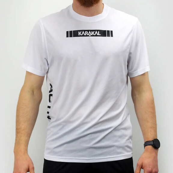 Karakal Active Tee White - koszulka męska