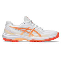 ASICS Court Hunter FF White / Vivid Coral - buty do badmintona damskie