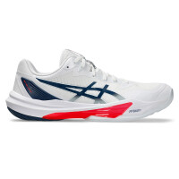 ASICS Sky Elite FF 3 White / Mako Blue - buty do badmintona