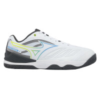 Mizuno Wave Medal 8 White / All Aboard / Black Sand - buty do badmintona