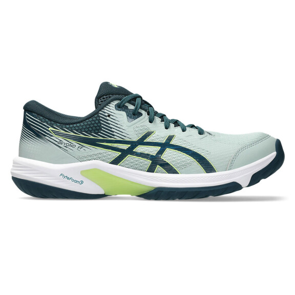 ASICS Beyond FF Lichen Rock / Tranquil Teal - buty do badmintona