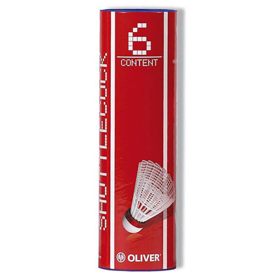 Oliver Pro Tec 5 White Medium 6 szt. - lotki do badmintona