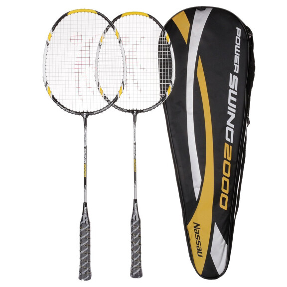 Nassau Power Swing 2000 2-Racket Set - zestaw do badmintona