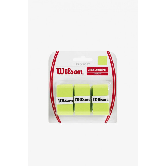 Wilson Pro Soft Overgrip Lime 3 szt.