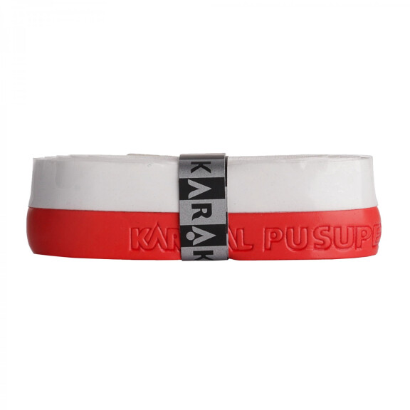 Karakal PU Super Grip Duo White / Red