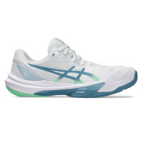 ASICS Sky Elite FF 3 White / Saba Blue - buty do badmintona