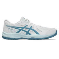ASICS Upcourt 6 White / Saba Blue - buty do badmintona