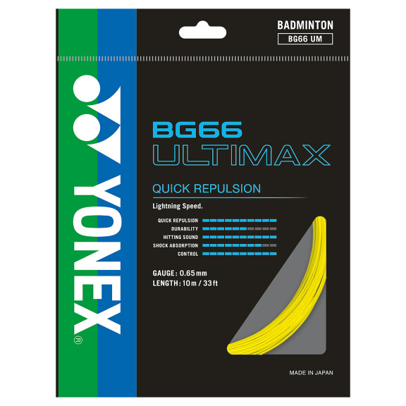 Yonex BG 66 Ultimax Yellow - Box
