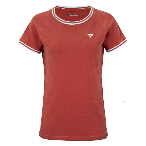 Tecnifibre Team Stretch Lady Tee Terracotta - koszulka damska