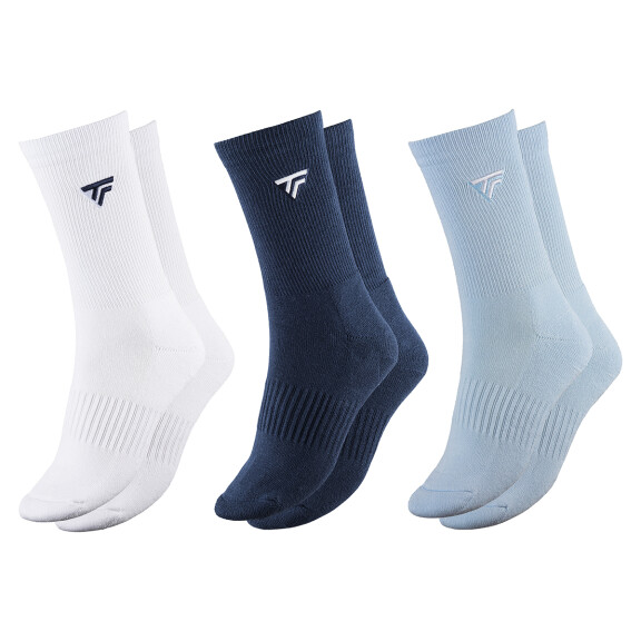 Tecnifibre Classic Men's Socks 3P White / Marine / Glacier