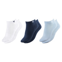 Tecnifibre Low Cut Socks 3P White / Marine / Glacier