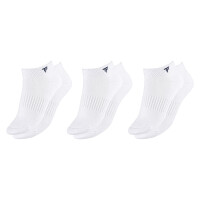 Tecnifibre Low Cut Socks 3P White