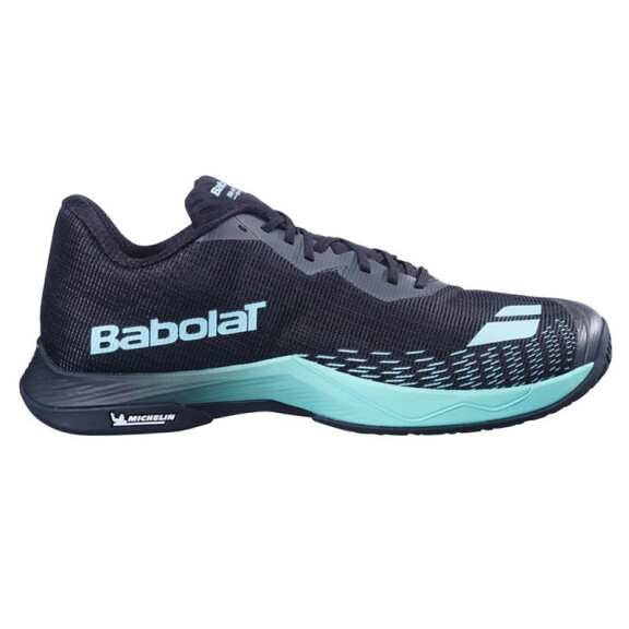 Babolat Shadow Spirit 2 Black / Cyan - buty do badmintona