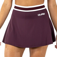Quad Slick Skirt Burgundy