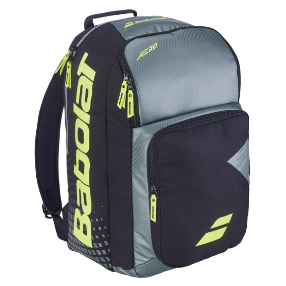 Babolat Pure Aero Gen-10 Backpack Metallic Grey / Black / Fluo Yellow - plecak
