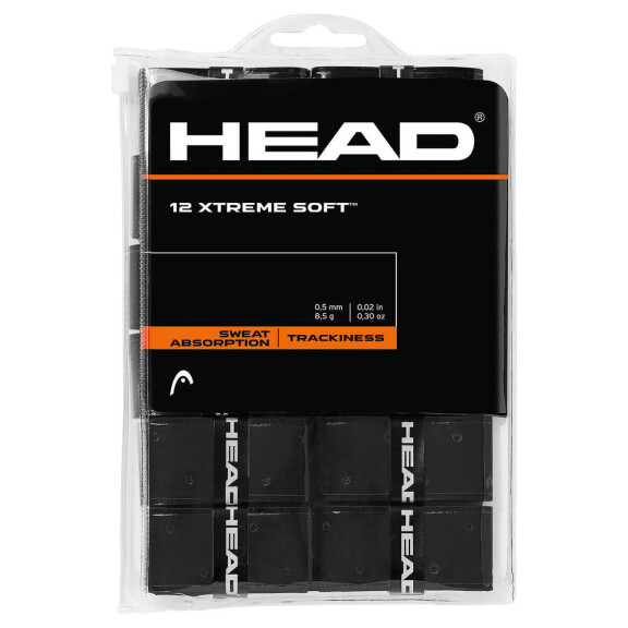 Head Xtreme Soft Overgrip 12-Pack Black