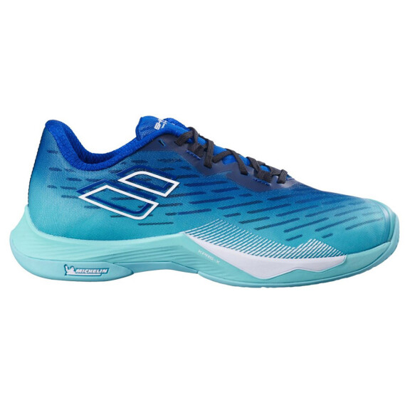 Babolat Shadow Tour 5 Wide Ceramic Blue - buty do badmintona