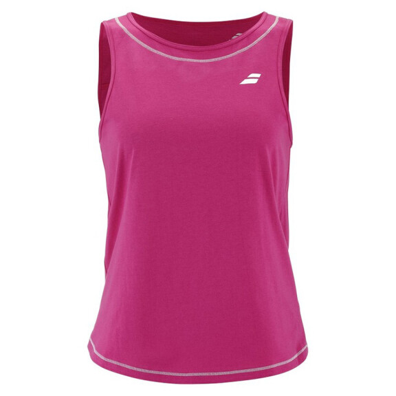Babolat Exercise Cotton Tank Dark Pink - koszulka damska