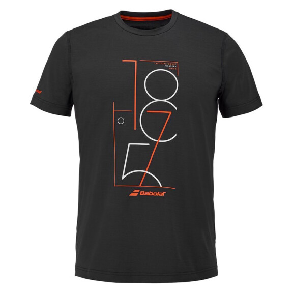 Babolat Exercise Graphic Tee Black - koszulka męska