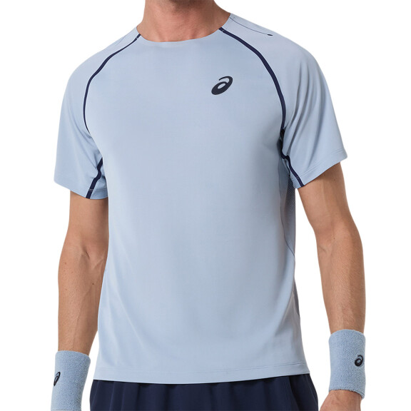 ASICS Match SS Top Grey Blue - koszulka męska