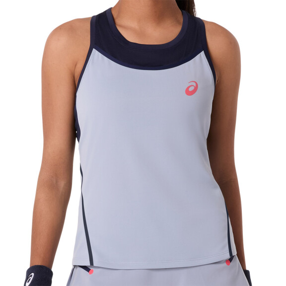 ASICS Match Tank Grey Blue - koszulka damska