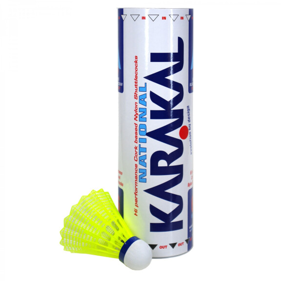 Karakal Medium Yellow 6szt. - lotki do badmintona