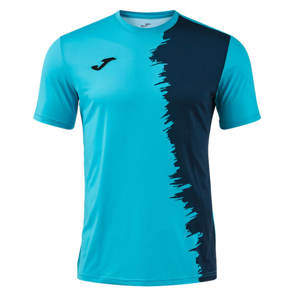 Joma Picasho SS Tee Fluorescent Turquoise / Dark Navy - koszulka męska