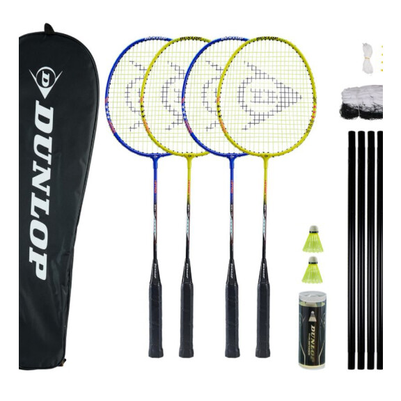 Dunlop Nitro-Star 4-Player Set - zestaw do badmintona