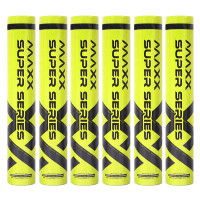 Maxx Super Series - Zestaw 6 tub - lotki do badmintona