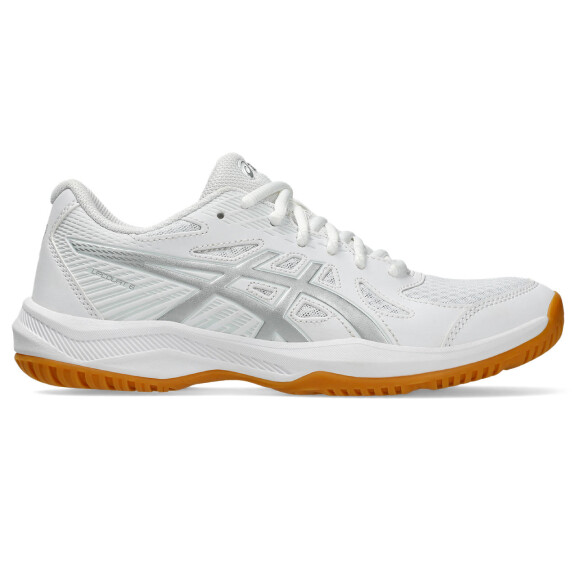ASICS Upcourt 6 White / Pure Silver - buty do badmintona damskie