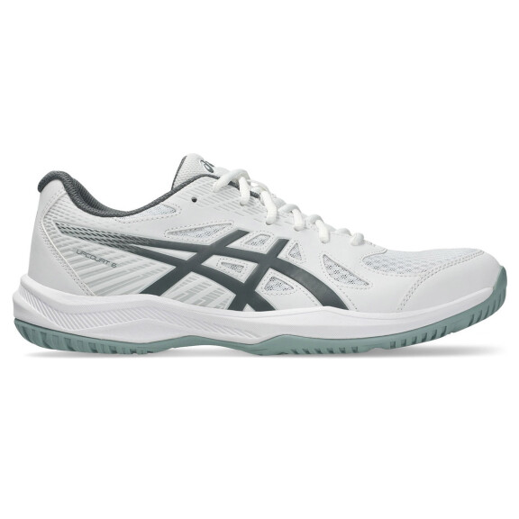 ASICS Upcourt 6 White / Steel Grey - buty do badmintona