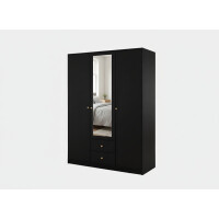 Szafa Carol uchylna | czarny