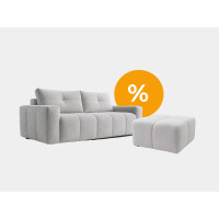 Zestaw Daisy sofa + puf - Perfect Harmony 80