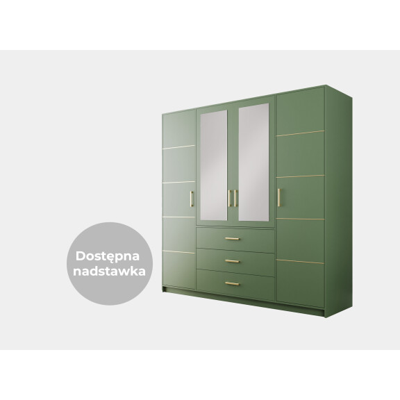 Szafa Bali II D4 butelkowa zieleń