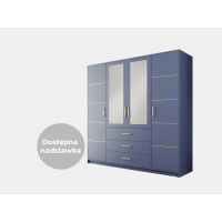 Szafa Bali II D4 zgaszony błękit