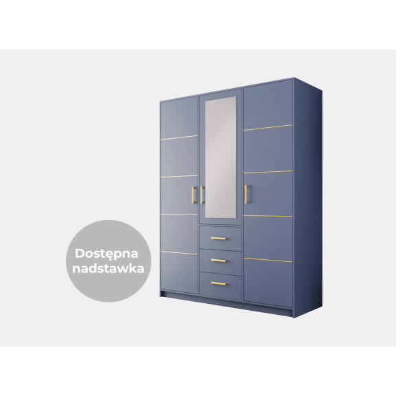 Szafa Bali II D3 zgaszony błękit