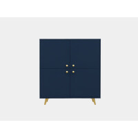 Komoda Siena 4D ciemny błękit