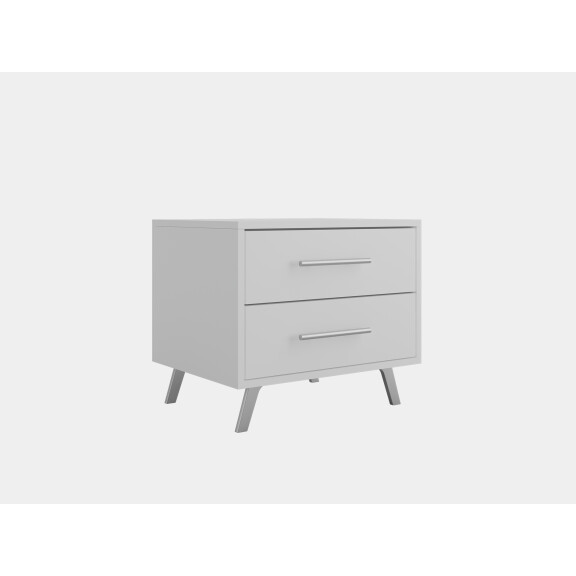 Stolik nocny BALI biały