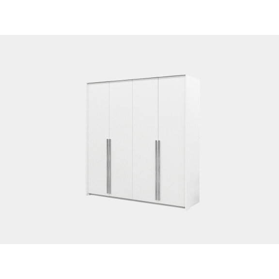 Szafa uchylna pojemna Genua 210 cm biała