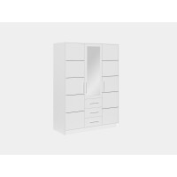 Szafa Bali D3 biała uchylna z lustrem